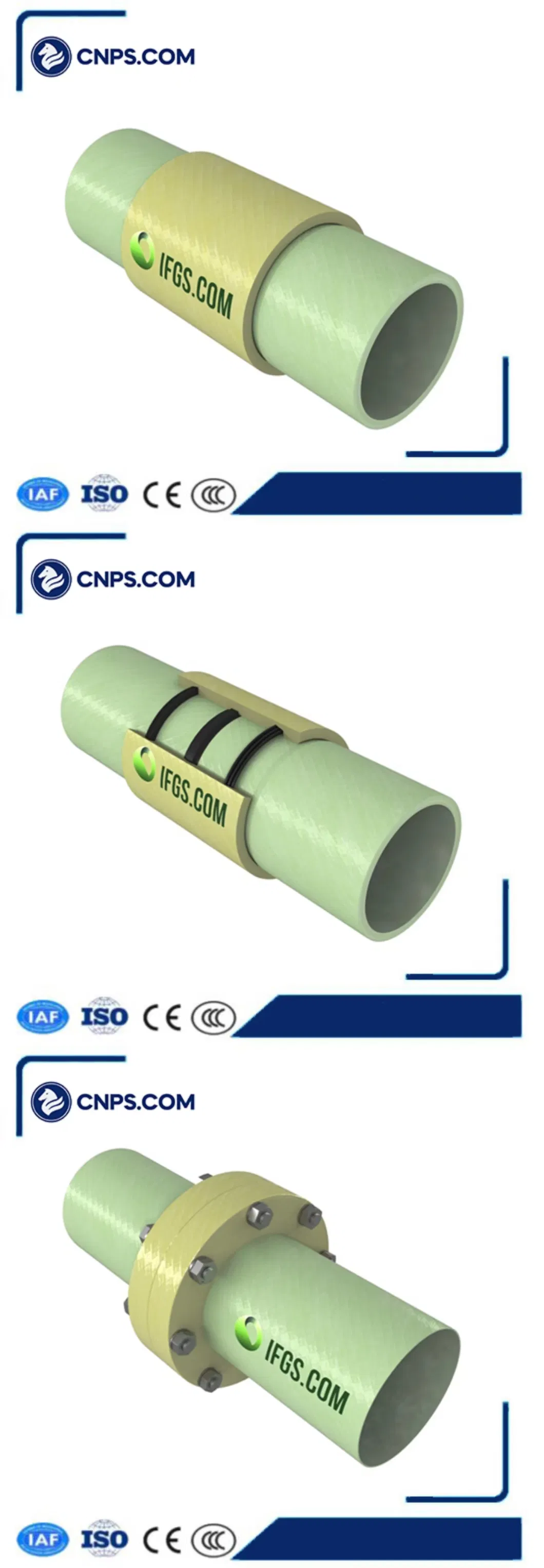 API 15hr 15lr Gre High-Pressure Fiberglass Pipe for Petroleum